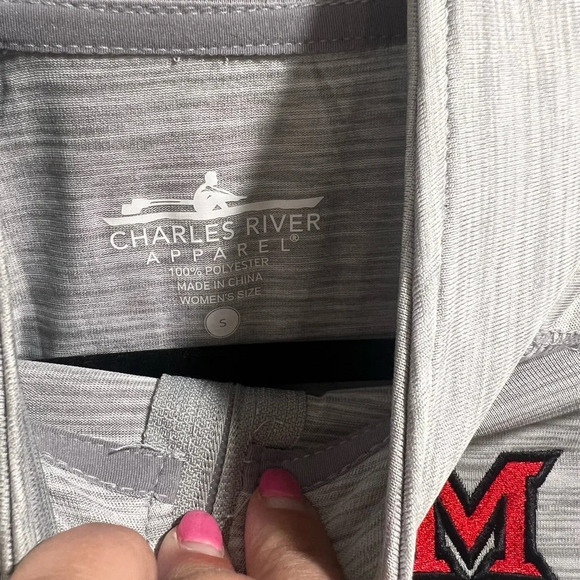 Size small Miami University Ohio full zip jacket sweatshirt like-new - Picture 3 of 4